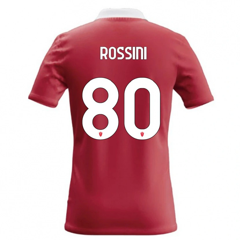 Danxen Herren Luca Rossini #80 Rot Weiß Heimtrikot Trikot 2026/27 T-Shirt Österreich