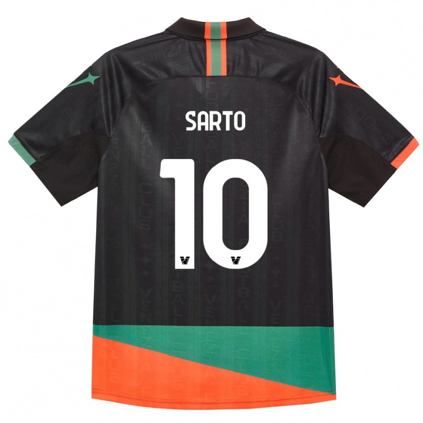 Danxen Herren Gabriel Sarto #10 Schwarz Orange Grün Heimtrikot Trikot 2026/27 T-Shirt Österreich