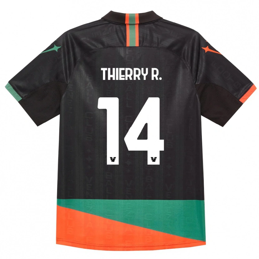 Danxen Herren Thierry Correia #14 Schwarz Orange Grün Heimtrikot Trikot 2026/27 T-Shirt Österreich