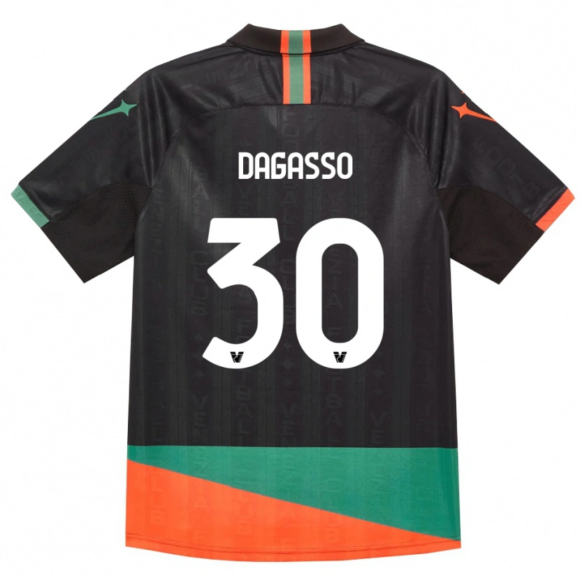 Danxen Herren Matteo Dagasso #30 Schwarz Orange Grün Heimtrikot Trikot 2026/27 T-Shirt Österreich