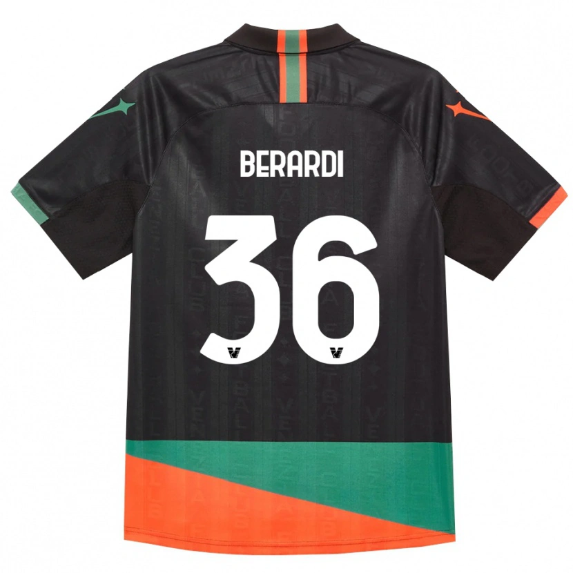 Danxen Herren Lorenzo Berardi #36 Schwarz Orange Grün Heimtrikot Trikot 2026/27 T-Shirt Österreich
