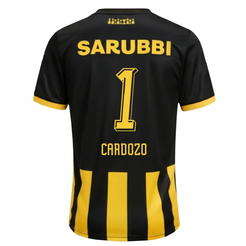 Danxen Herren Thiago Cardozo #1 Schwarz Gelb Heimtrikot Trikot 2026/27 T-Shirt Österreich