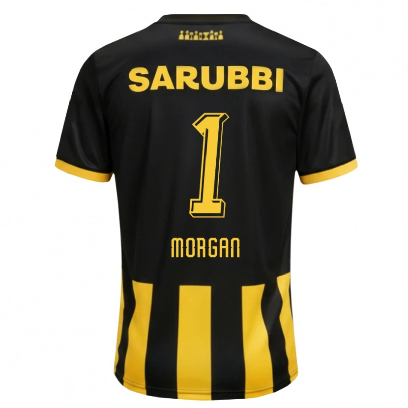 Danxen Herren Kevin Morgan #1 Schwarz Gelb Heimtrikot Trikot 2026/27 T-Shirt Österreich