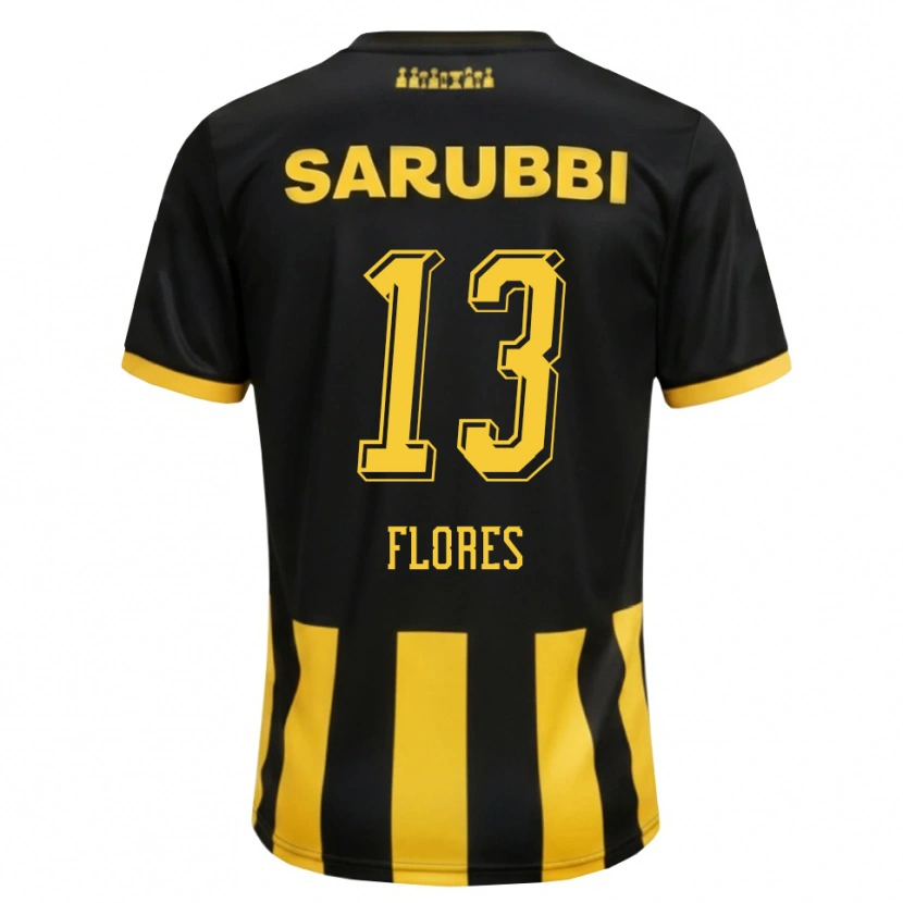 Danxen Herren Dilan Flores #13 Schwarz Gelb Heimtrikot Trikot 2026/27 T-Shirt Österreich