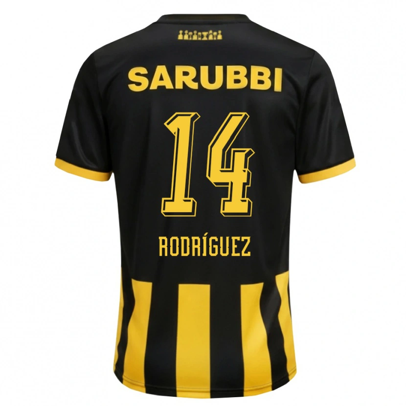 Danxen Herren Kevin Rodríguez #14 Schwarz Gelb Heimtrikot Trikot 2026/27 T-Shirt Österreich