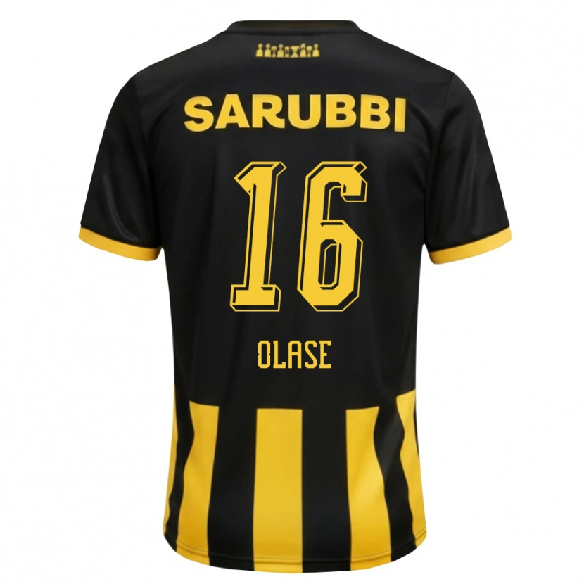Danxen Herren Tomás Olase #16 Schwarz Gelb Heimtrikot Trikot 2026/27 T-Shirt Österreich