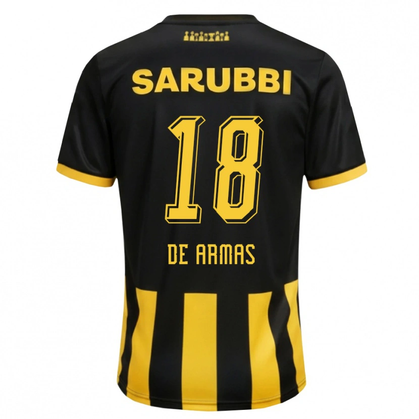 Danxen Herren Nahuel De Armas #18 Schwarz Gelb Heimtrikot Trikot 2026/27 T-Shirt Österreich