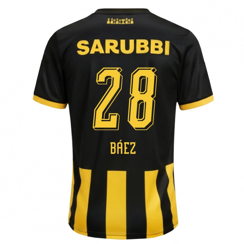 Danxen Herren Jaime Báez #28 Schwarz Gelb Heimtrikot Trikot 2026/27 T-Shirt Österreich