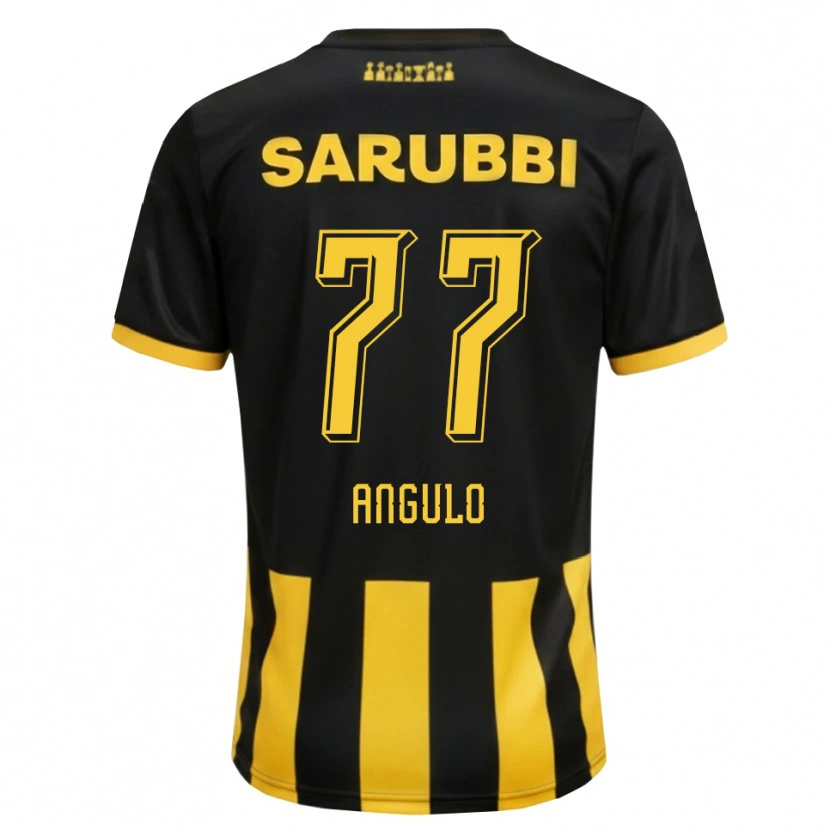 Danxen Herren Luis Angulo #77 Schwarz Gelb Heimtrikot Trikot 2026/27 T-Shirt Österreich