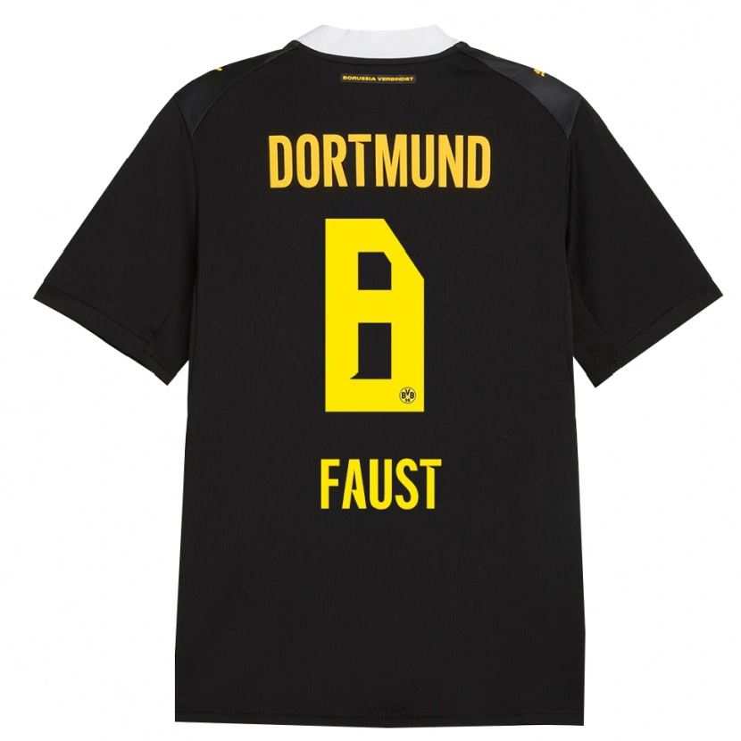 Danxen Herren Tom Faust #8 Schwarz Rot Gelb Auswärtstrikot Trikot 2026/27 T-Shirt Österreich