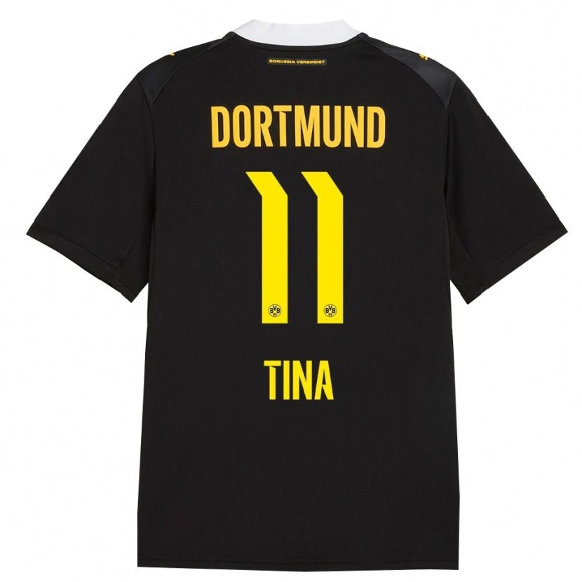 Danxen Herren Abdulla Tina #11 Schwarz Rot Gelb Auswärtstrikot Trikot 2026/27 T-Shirt Österreich