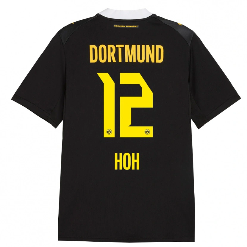 Danxen Herren Hendrik Hoh #12 Schwarz Rot Gelb Auswärtstrikot Trikot 2026/27 T-Shirt Österreich
