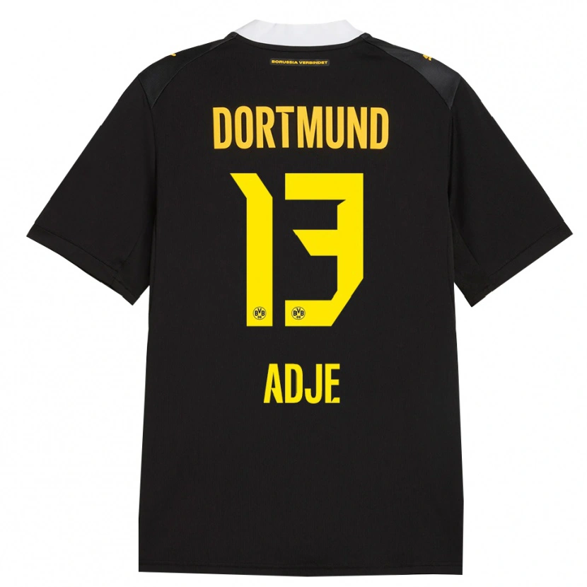 Danxen Herren Miguel Adje #13 Schwarz Rot Gelb Auswärtstrikot Trikot 2026/27 T-Shirt Österreich