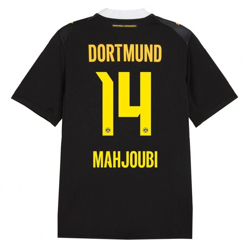 Danxen Herren Anas Mahjoubi #14 Schwarz Rot Gelb Auswärtstrikot Trikot 2026/27 T-Shirt Österreich