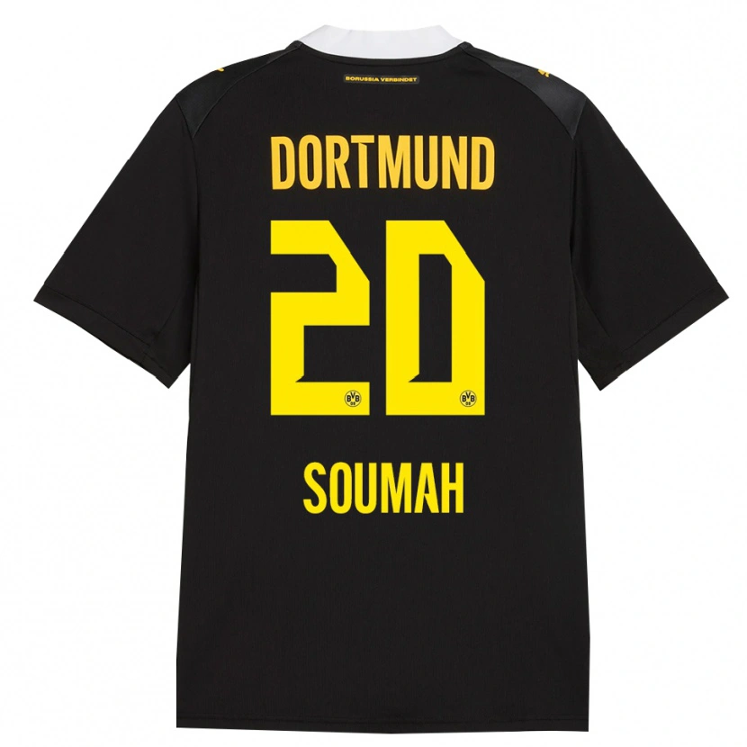 Danxen Herren Moussa Soumah #20 Schwarz Rot Gelb Auswärtstrikot Trikot 2026/27 T-Shirt Österreich