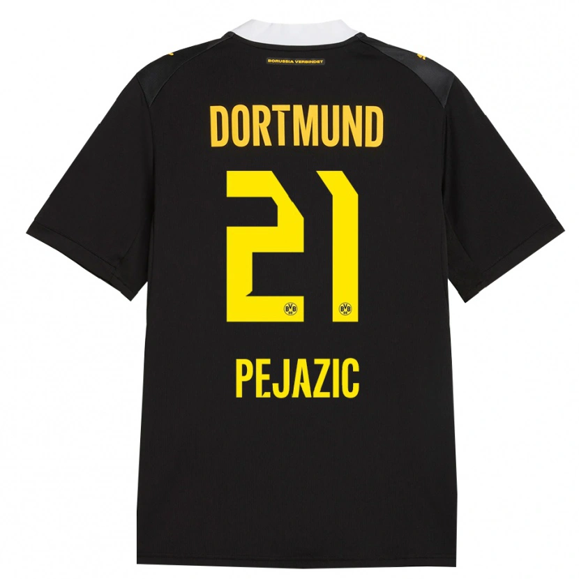 Danxen Herren Mario Pejazic #21 Schwarz Rot Gelb Auswärtstrikot Trikot 2026/27 T-Shirt Österreich