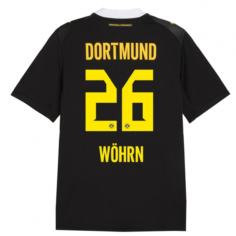 Danxen Herren Yasu Wöhrn #26 Schwarz Rot Gelb Auswärtstrikot Trikot 2026/27 T-Shirt Österreich