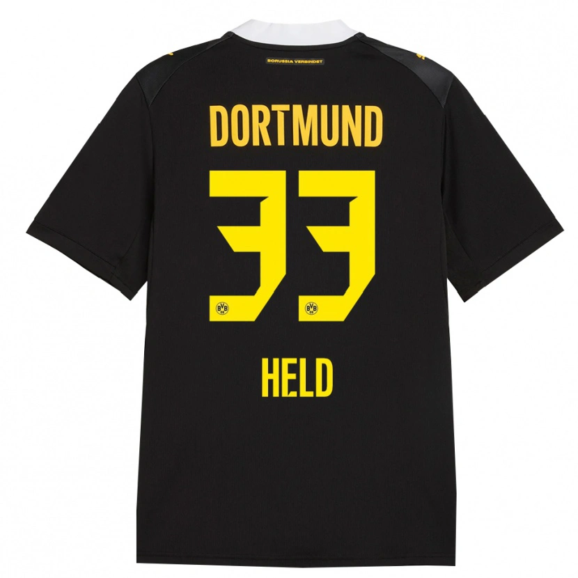 Danxen Herren Aaron Held #33 Schwarz Rot Gelb Auswärtstrikot Trikot 2026/27 T-Shirt Österreich