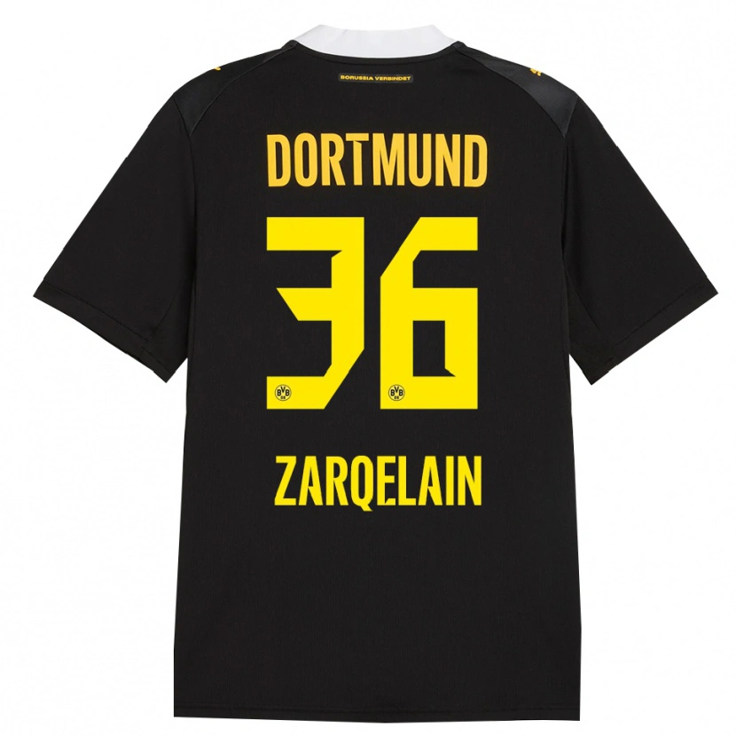 Danxen Herren Fadi Zarqelain #36 Schwarz Rot Gelb Auswärtstrikot Trikot 2026/27 T-Shirt Österreich