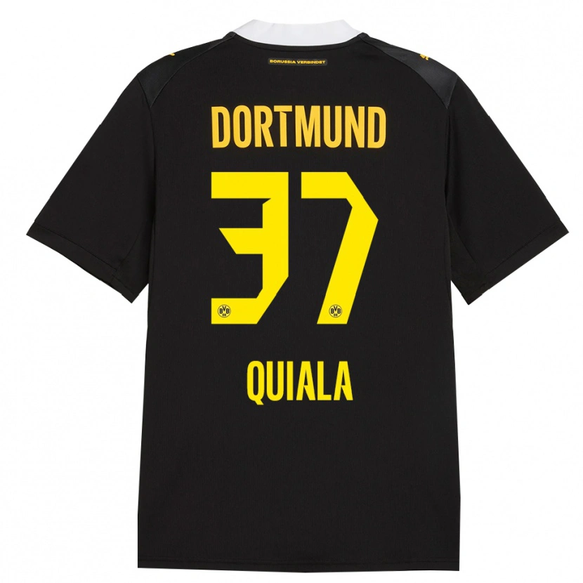 Danxen Herren Nanitonda Quiala #37 Schwarz Rot Gelb Auswärtstrikot Trikot 2026/27 T-Shirt Österreich