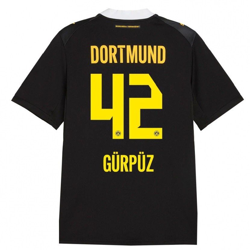 Danxen Herren Goktan Gurpuz #42 Schwarz Rot Gelb Auswärtstrikot Trikot 2026/27 T-Shirt Österreich