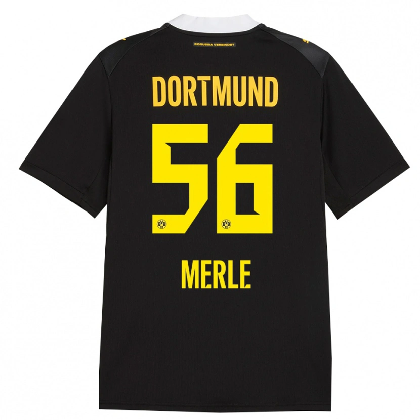 Danxen Herren Albers Merle #56 Schwarz Rot Gelb Auswärtstrikot Trikot 2026/27 T-Shirt Österreich