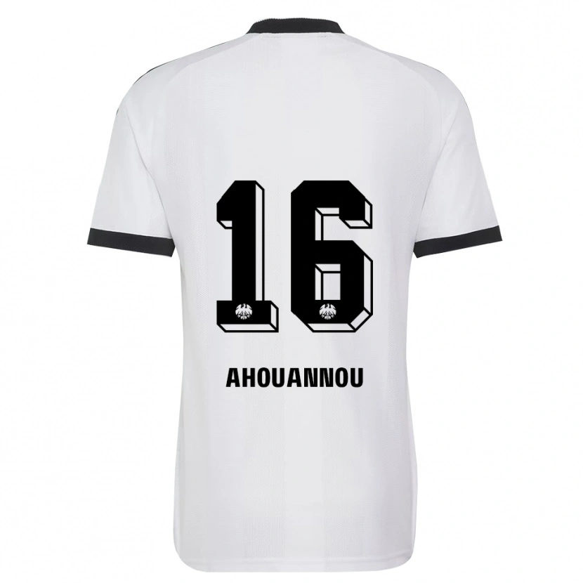 Danxen Herren Yannis Ahouannou #16 Schwarz Weiß Auswärtstrikot Trikot 2026/27 T-Shirt Österreich