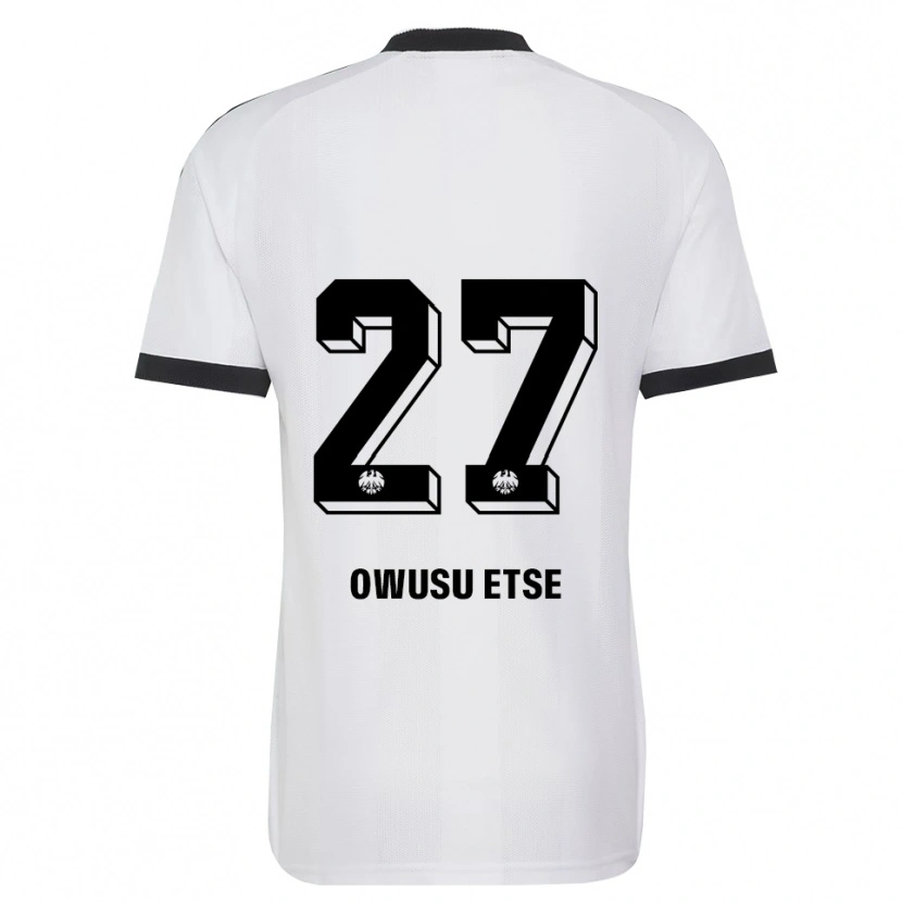 Danxen Herren Collin Owusu Etse #27 Schwarz Weiß Auswärtstrikot Trikot 2026/27 T-Shirt Österreich