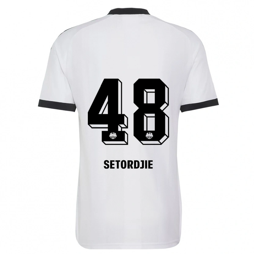 Danxen Herren Lawrence Setordjie #48 Schwarz Weiß Auswärtstrikot Trikot 2026/27 T-Shirt Österreich
