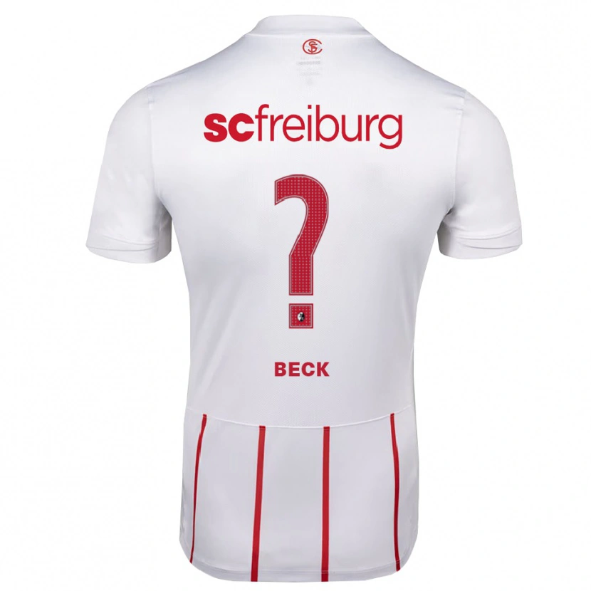 Danxen Herren Ruben Beck #0 Weiß Rot Gelb Auswärtstrikot Trikot 2026/27 T-Shirt Österreich