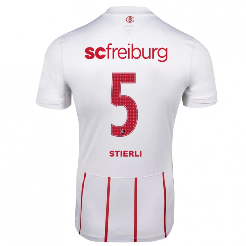 Danxen Herren Julia Stierli #5 Weiß Rot Gelb Auswärtstrikot Trikot 2026/27 T-Shirt Österreich