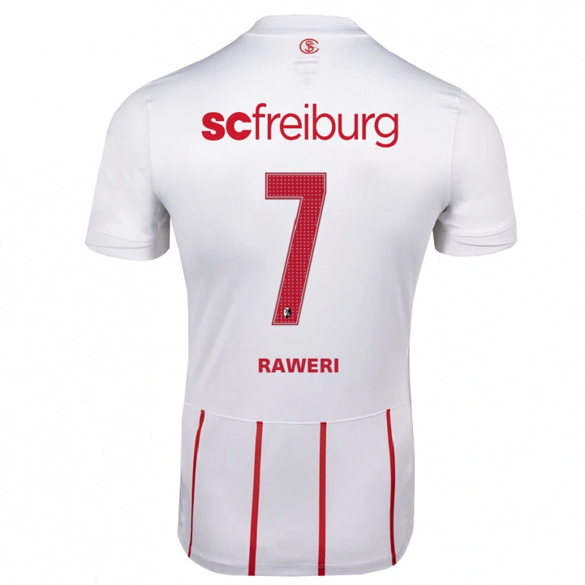 Danxen Herren Krish Raweri #7 Weiß Rot Gelb Auswärtstrikot Trikot 2026/27 T-Shirt Österreich
