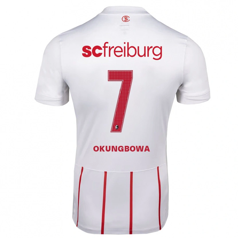 Danxen Herren Osagie Okungbowa #7 Weiß Rot Gelb Auswärtstrikot Trikot 2026/27 T-Shirt Österreich