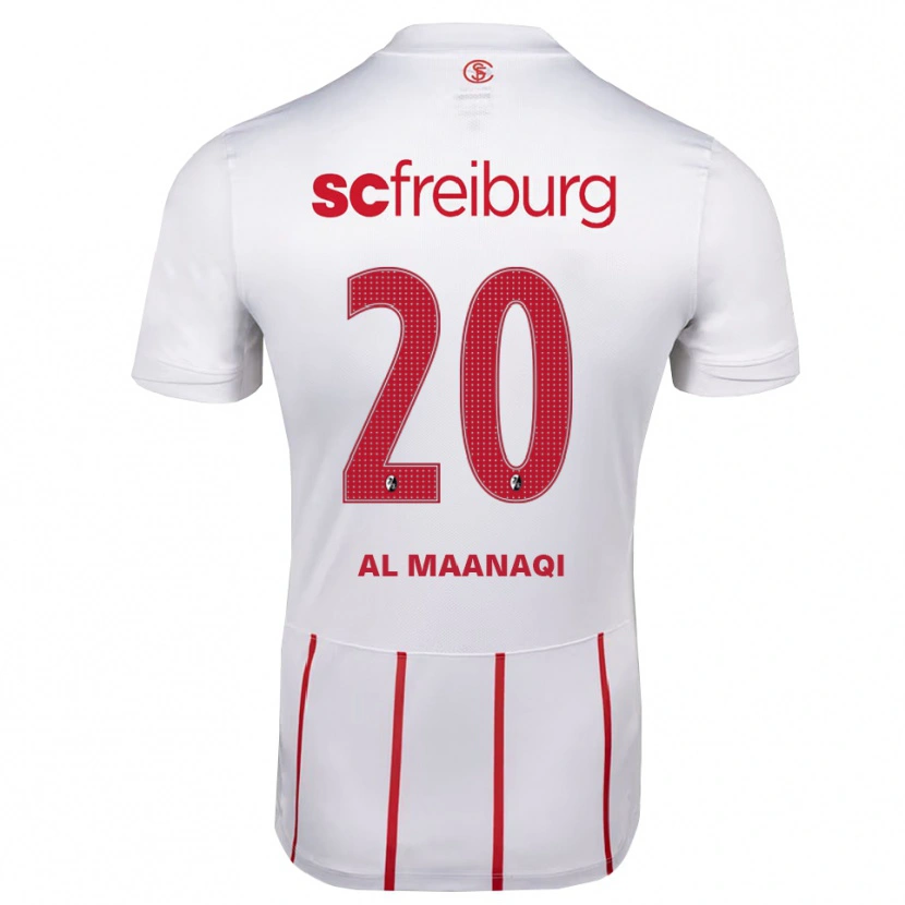 Danxen Herren Jawad Al Maanaqi #20 Weiß Rot Gelb Auswärtstrikot Trikot 2026/27 T-Shirt Österreich
