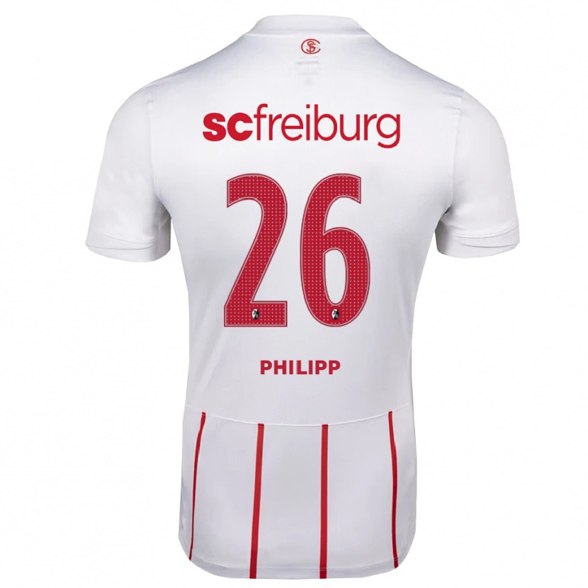 Danxen Herren Maximilian Philipp #26 Weiß Rot Gelb Auswärtstrikot Trikot 2026/27 T-Shirt Österreich
