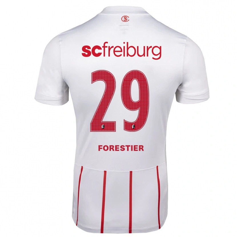 Danxen Herren Luis Forestier #29 Weiß Rot Gelb Auswärtstrikot Trikot 2026/27 T-Shirt Österreich