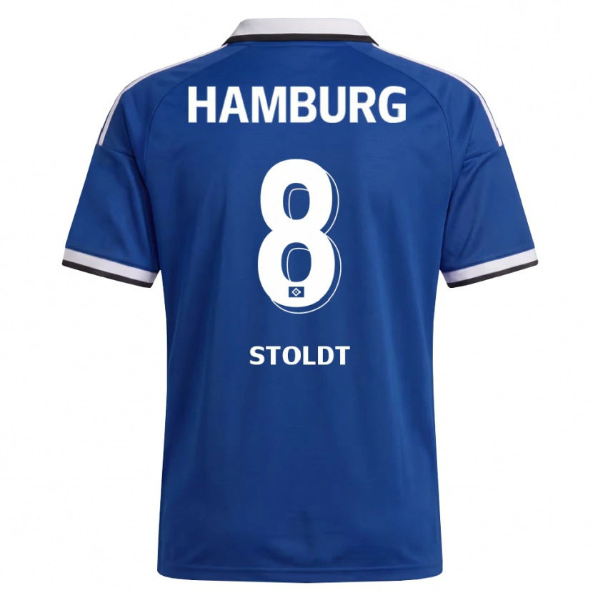 Danxen Herren Svea Stoldt #8 Weiß Blau Auswärtstrikot Trikot 2026/27 T-Shirt Österreich