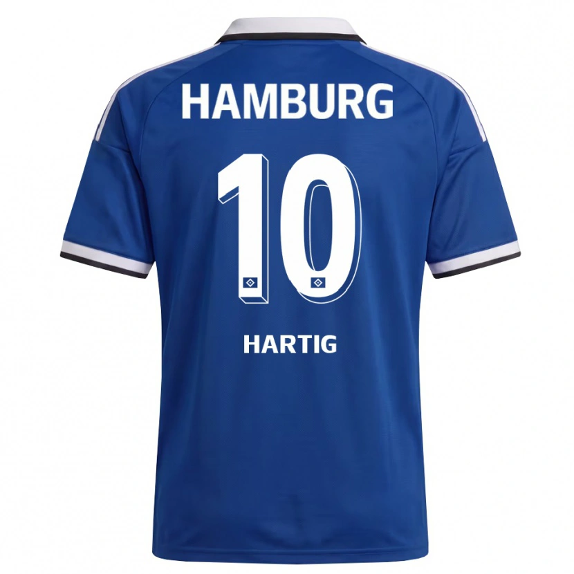 Danxen Herren Jonas-Finn Hartig #10 Weiß Blau Auswärtstrikot Trikot 2026/27 T-Shirt Österreich