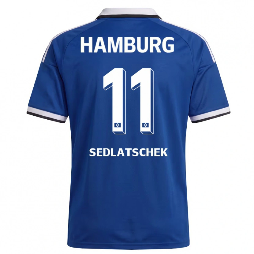 Danxen Herren Thierry Sedlatschek #11 Weiß Blau Auswärtstrikot Trikot 2026/27 T-Shirt Österreich