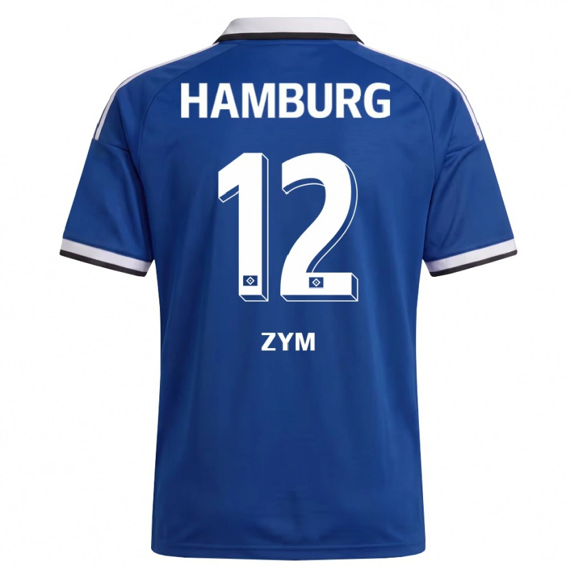 Danxen Herren Marcel Zym #12 Weiß Blau Auswärtstrikot Trikot 2026/27 T-Shirt Österreich