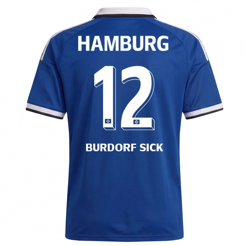 Danxen Herren Emma Burdorf-Sick #12 Weiß Blau Auswärtstrikot Trikot 2026/27 T-Shirt Österreich