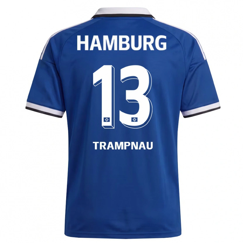 Danxen Herren Hannes Trampnau #13 Weiß Blau Auswärtstrikot Trikot 2026/27 T-Shirt Österreich