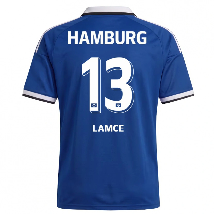 Danxen Herren Benjamin Lamce #13 Weiß Blau Auswärtstrikot Trikot 2026/27 T-Shirt Österreich