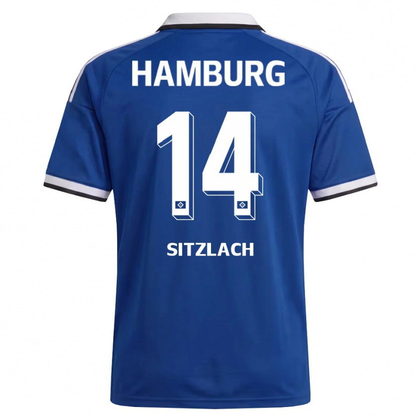 Danxen Herren Robin Sitzlach #14 Weiß Blau Auswärtstrikot Trikot 2026/27 T-Shirt Österreich