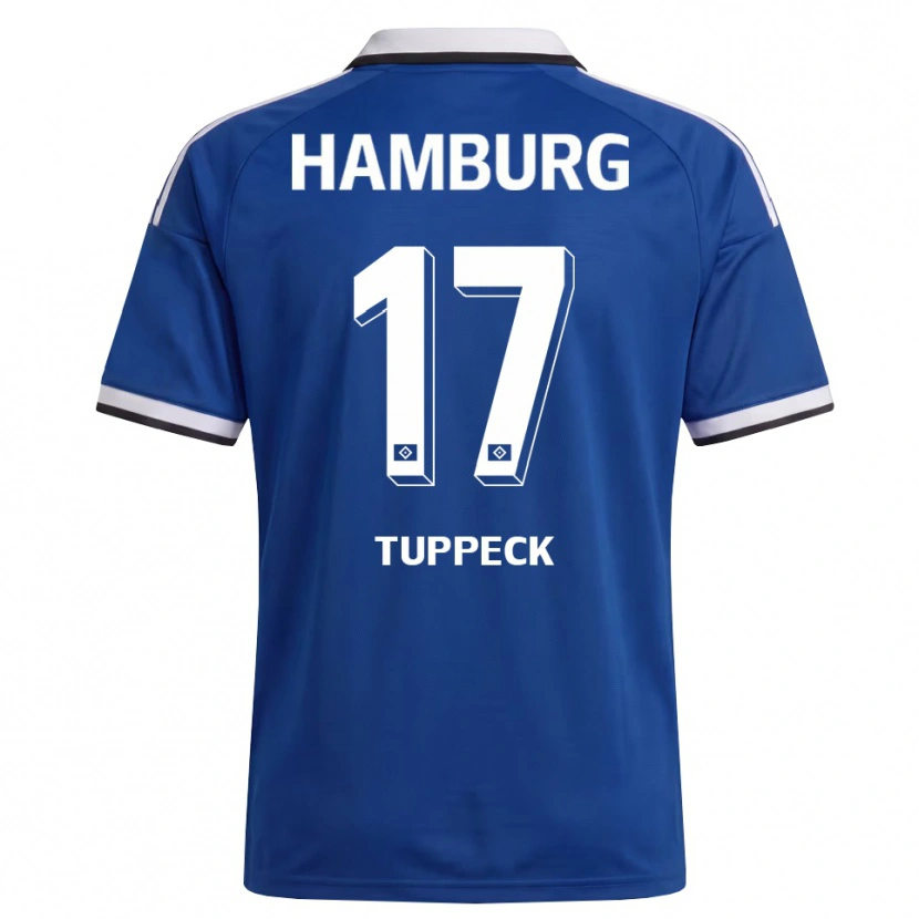 Danxen Herren Niklas Tuppeck #17 Weiß Blau Auswärtstrikot Trikot 2026/27 T-Shirt Österreich