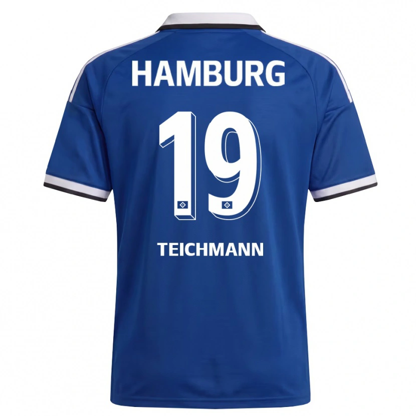 Danxen Herren Mats Teichmann #19 Weiß Blau Auswärtstrikot Trikot 2026/27 T-Shirt Österreich