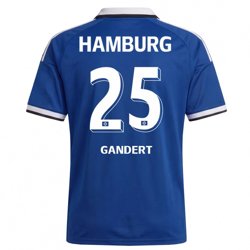 Danxen Herren Jeremy Gandert #25 Weiß Blau Auswärtstrikot Trikot 2026/27 T-Shirt Österreich