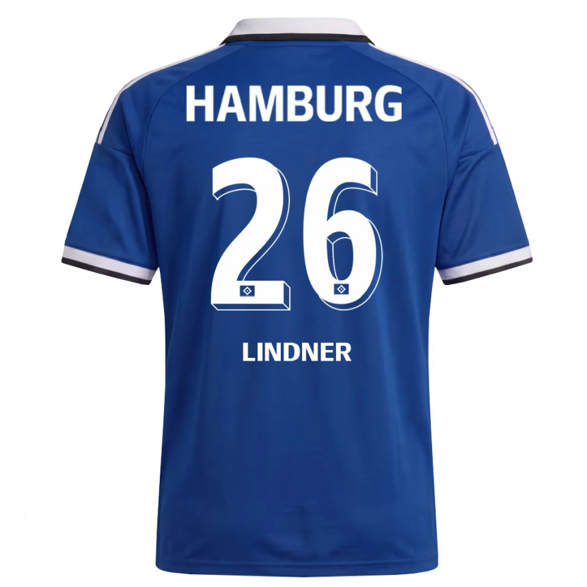 Danxen Herren Mick Lindner #26 Weiß Blau Auswärtstrikot Trikot 2026/27 T-Shirt Österreich