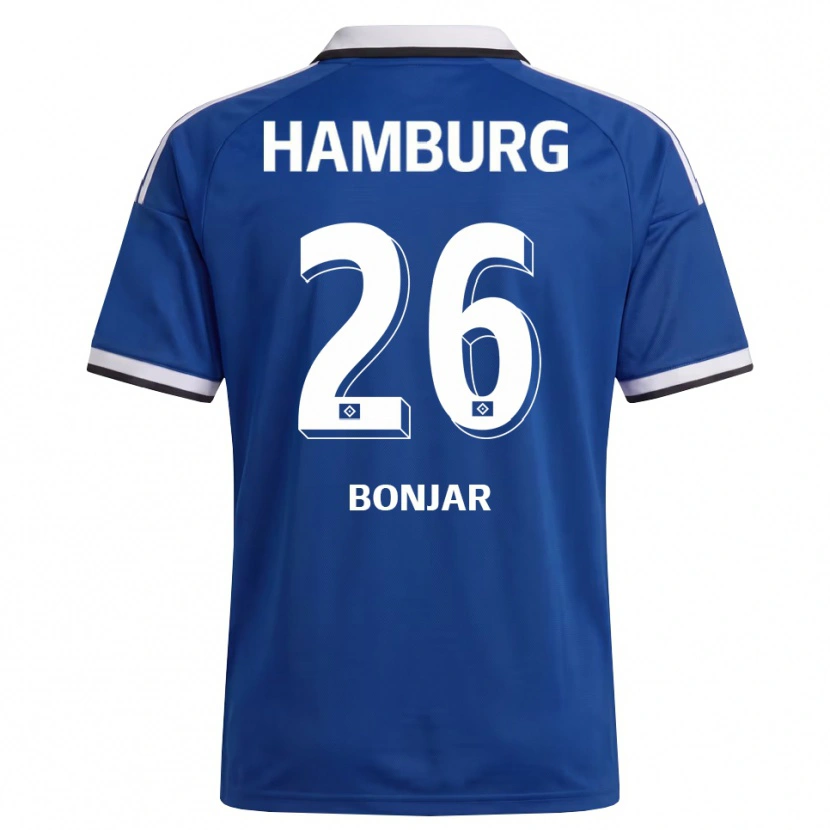 Danxen Herren Amir Bonjar #26 Weiß Blau Auswärtstrikot Trikot 2026/27 T-Shirt Österreich