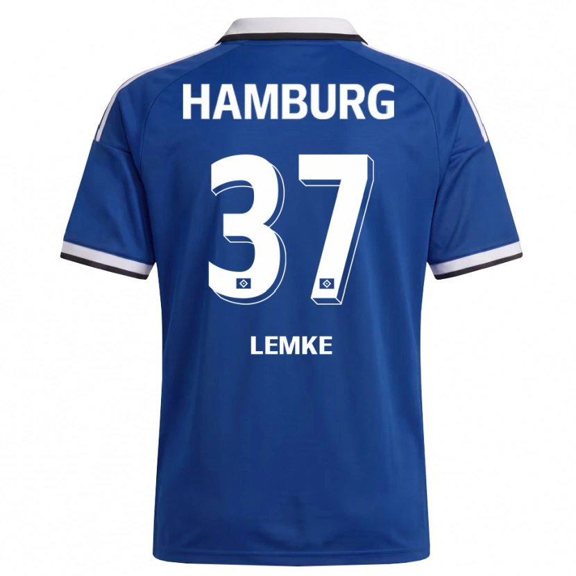 Danxen Herren Louis Lemke #37 Weiß Blau Auswärtstrikot Trikot 2026/27 T-Shirt Österreich